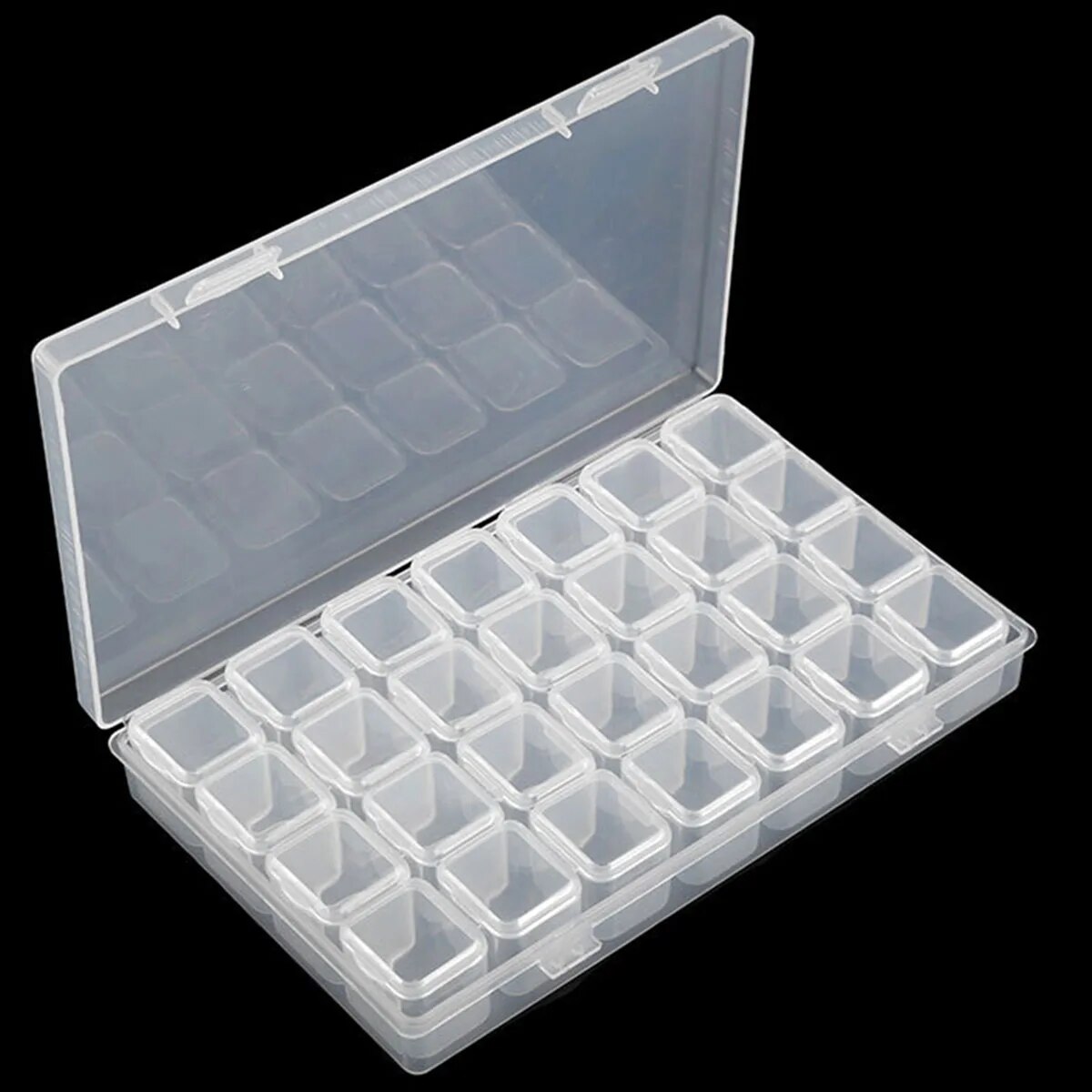 5D DIY Diamant Malerei Werkzeuge Zubehör Lagerung Box Container Diamant Stickerei Zubehör Bohrer Box Mosaik Container Fall: WHITE