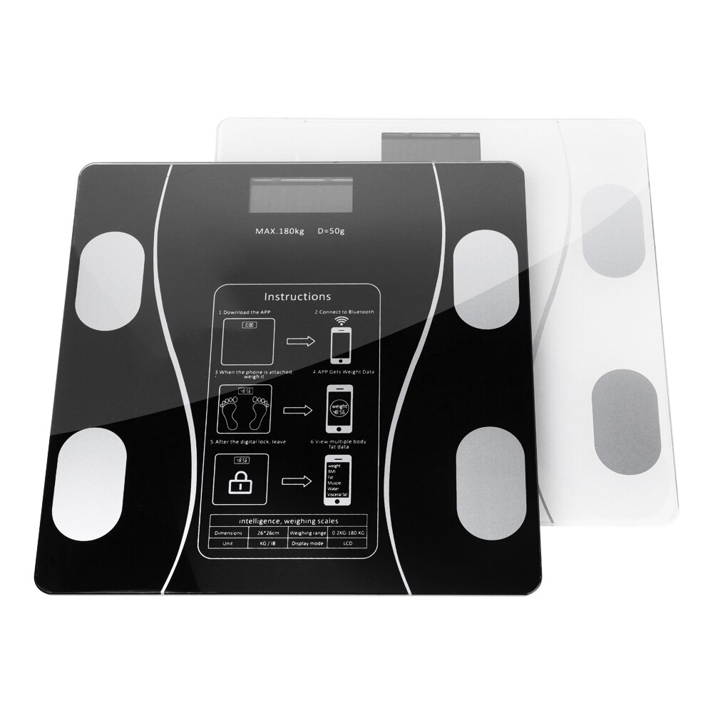 Smart Bluetooth Body Fat Scale BMI Scale Smart Home Electronic ​LED Digital Bathroom Weight Scale Body Composition Analyzer