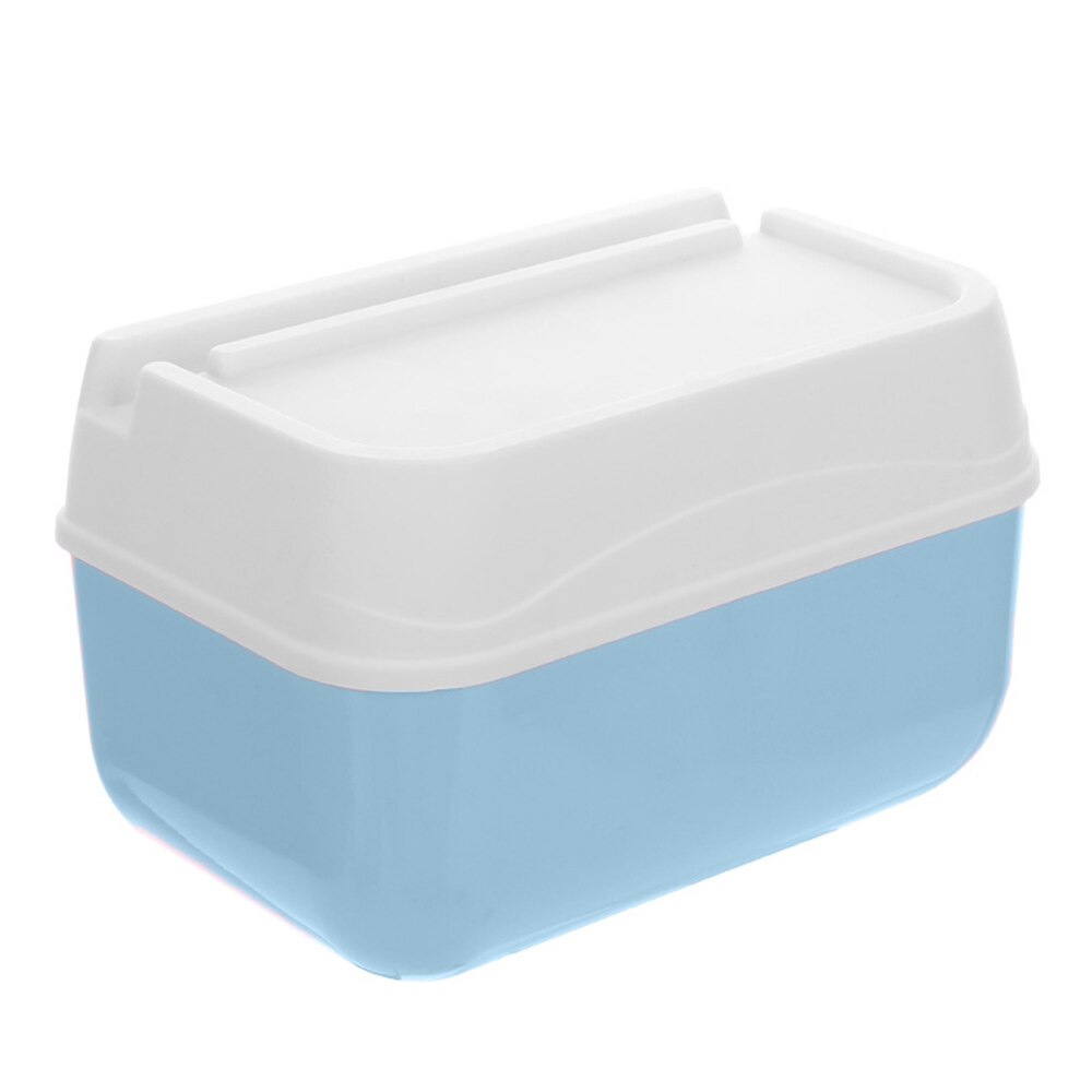 Bathroom Waterproof Tissue Box PP Bath Toilet Paper Holder Wall Mounted Paper Storage Box Double Layer Dispenser