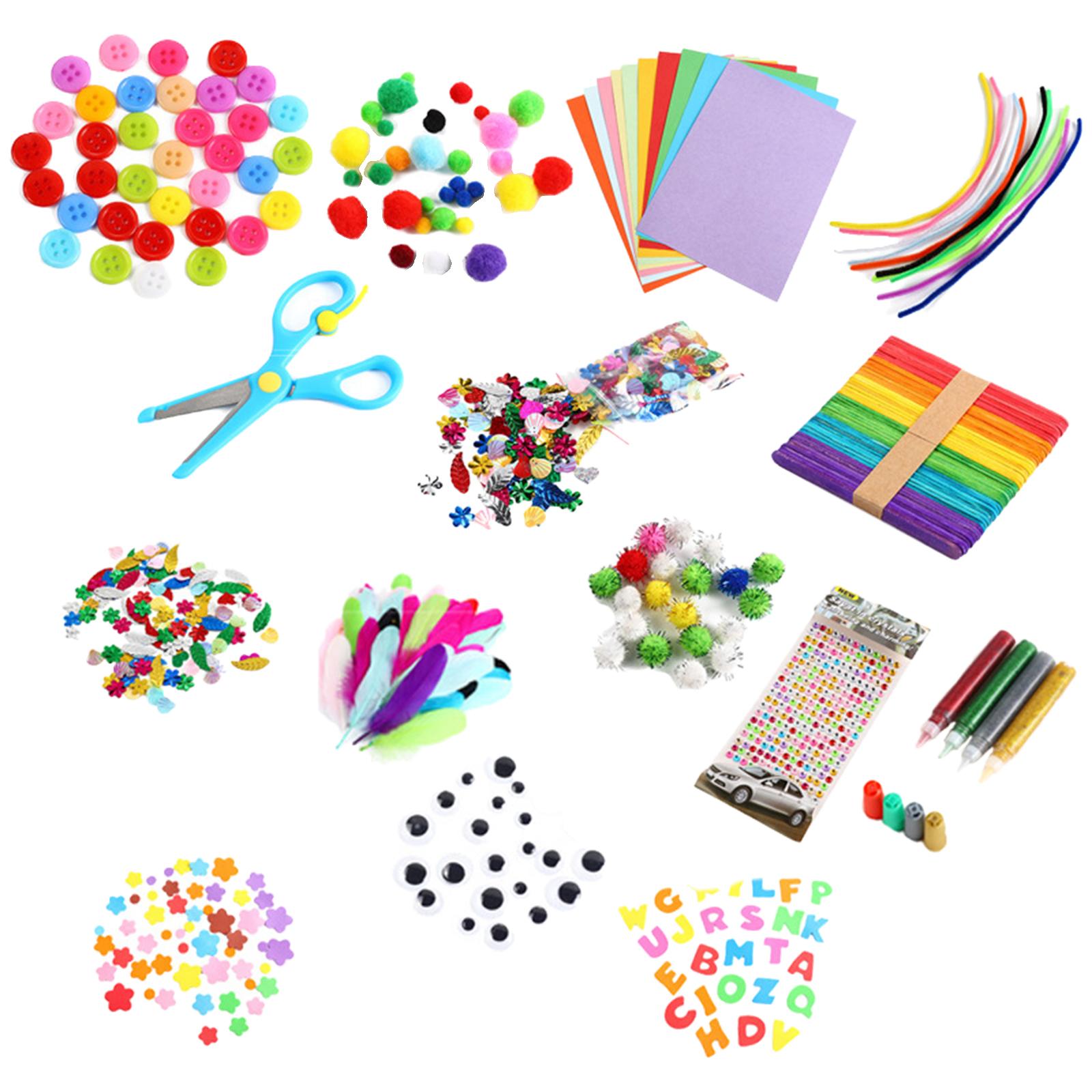 Large Arts and Crafts Supplies for Kids Craft Art Supply Kit for Toddlers