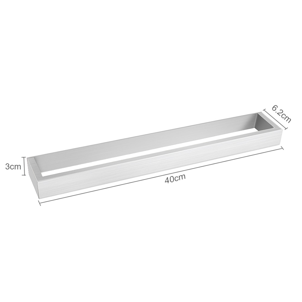 40cm Badezimmer Edelstahl Handtuch Gestell Waschlappen Waschlappen Halfter Selbst-Klebstoff Hause Küche Liefert
