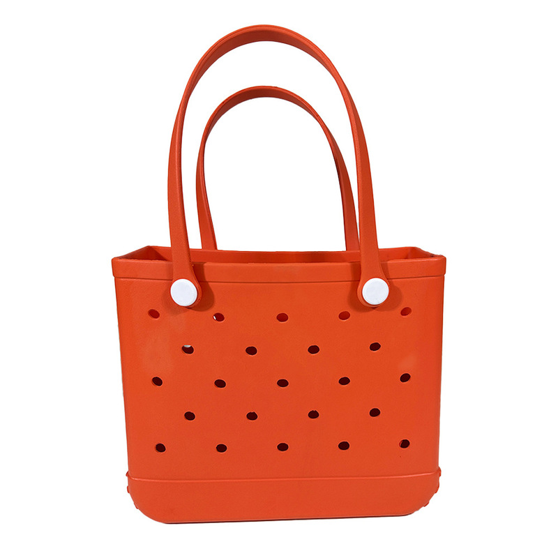 Boggs Bag Extra Large Tote Shoulder Handbag EVA Rubber Waterproof Basket Women Tote Boggs Bag for Travel: S / Blue