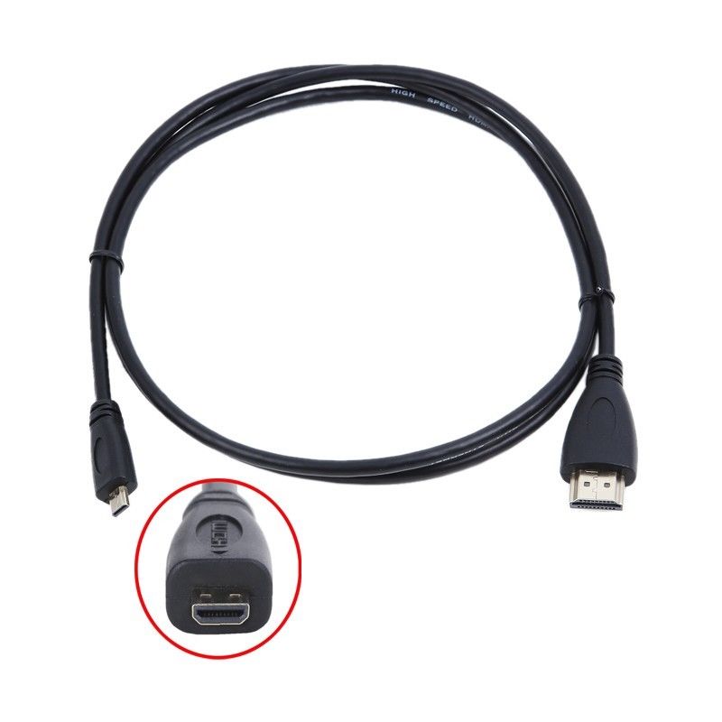 Cable de vídeo Micro HDMI 1080P A/V para TV, para videocámara Samsung HMX-F90 BN F90BP F90SN