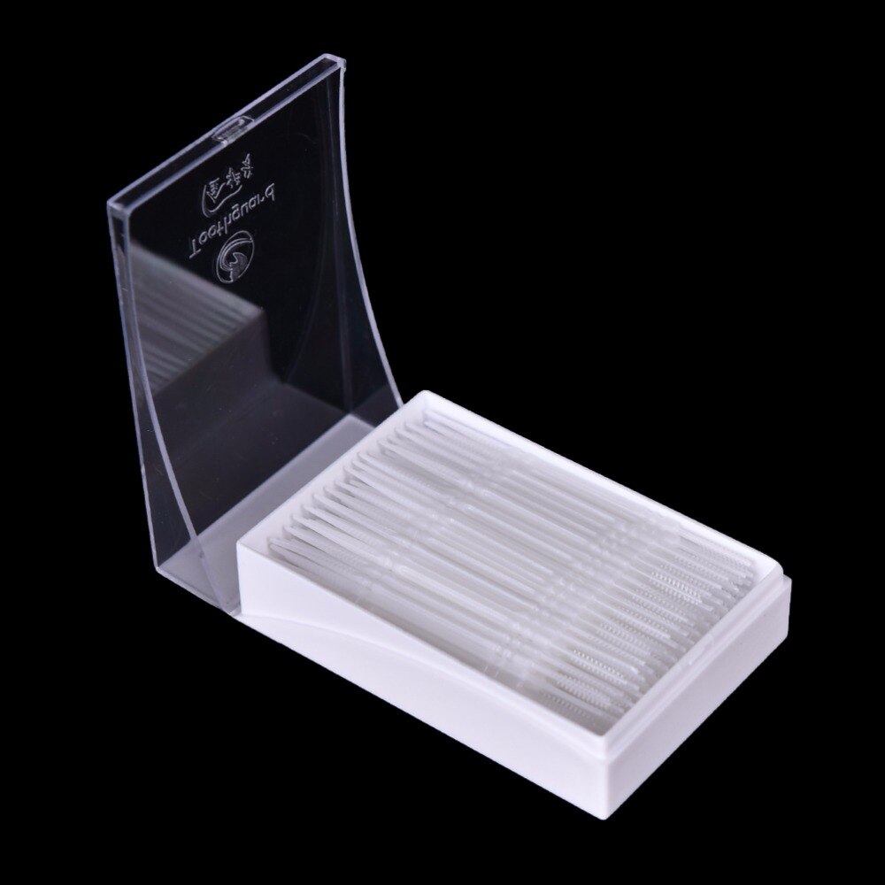 Toothpicks White 150Pcs/lot Practical Clean Tooth Floss Double Head Hygiene Dental Plastic Interdental Brush