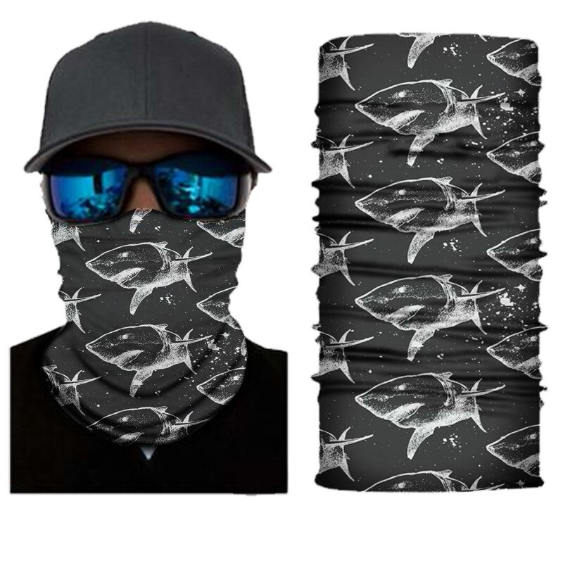 Multifunksjon ootdoor halsvarmer tube skjerf uv-beskyttelse vindtett pustende ansiktsmaske fiske ski sykling hav bandana: 06