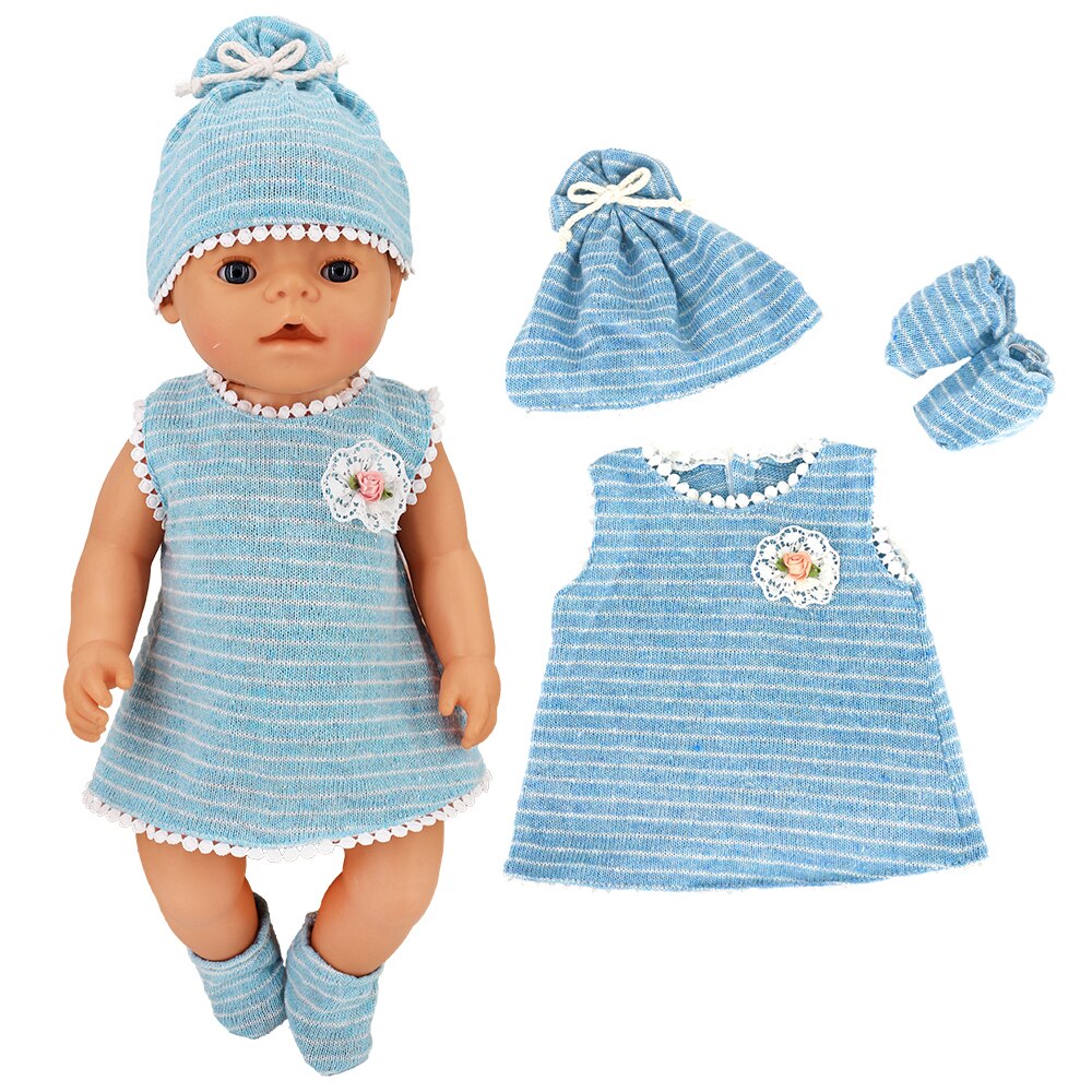 40cm reborn baby docka kläder kanin overall för 40cm docka jumpsuit nenuco y su hermanita 18 tum flick docka kläder: A11