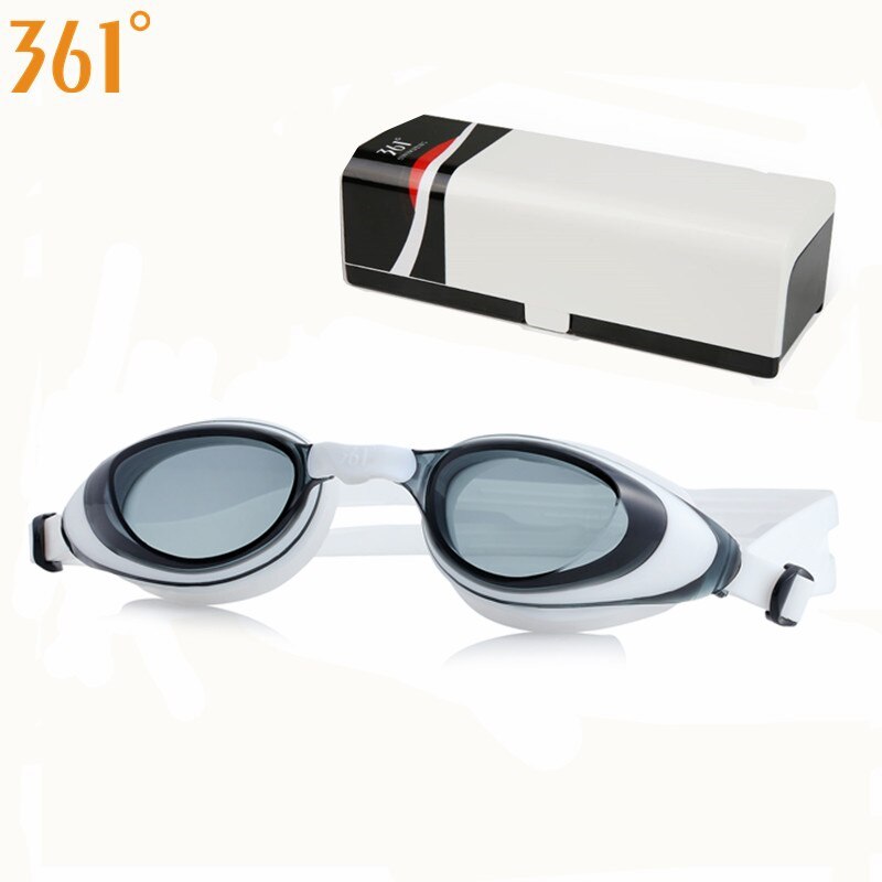 361 gafas de natación para niños y adultos, lentes transparentes, gafas de natación antivaho con estuche para piscina, gafas de natación impermeables ajustables de silicona