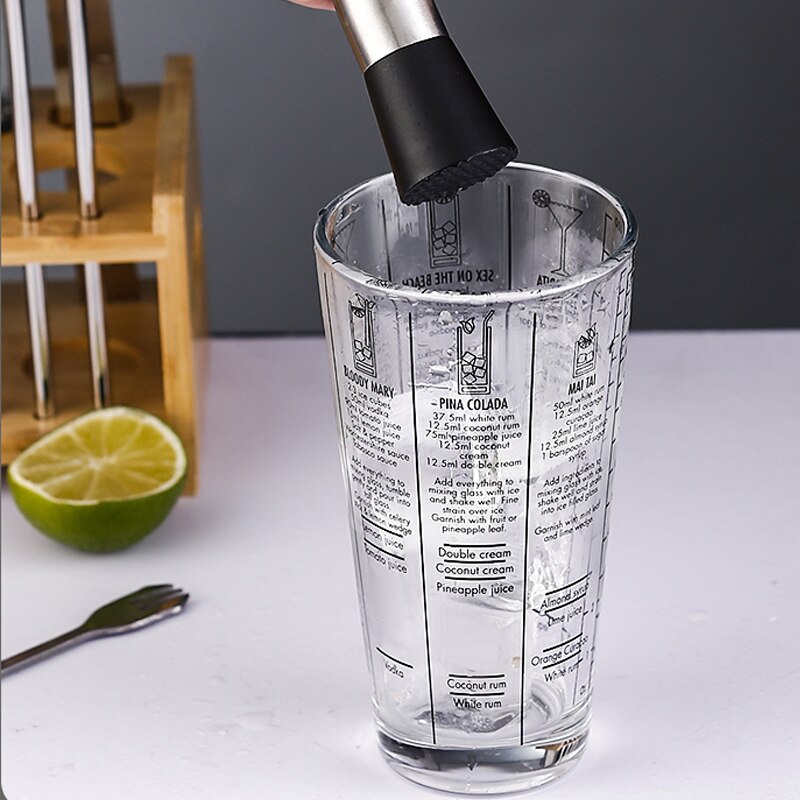400Ml/14Oz Glas Cocktail Shaker Mixer Wijn Martini Shaker Voor Barman Tool Accessoire Drinken Party Bar Gereedschap