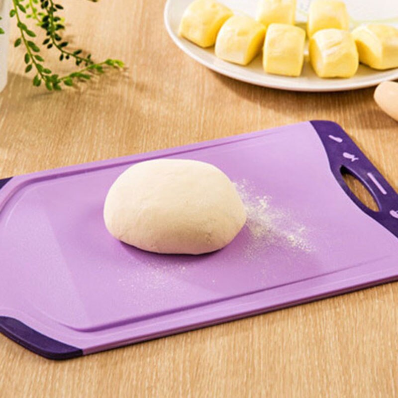 Kitchen Plastic Cutting Board Drain Tank Chopping Board Anti - Skid Chopping Board Kitchen Goods Fruit Cutting Board