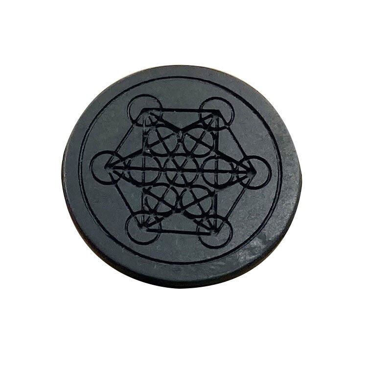 Shungite EMF Protection Cell Phone Sticker Anti EMF Stickers for Phone and Computer Round Dot EMF 5G Radiation Blocker Sticker: Metatron