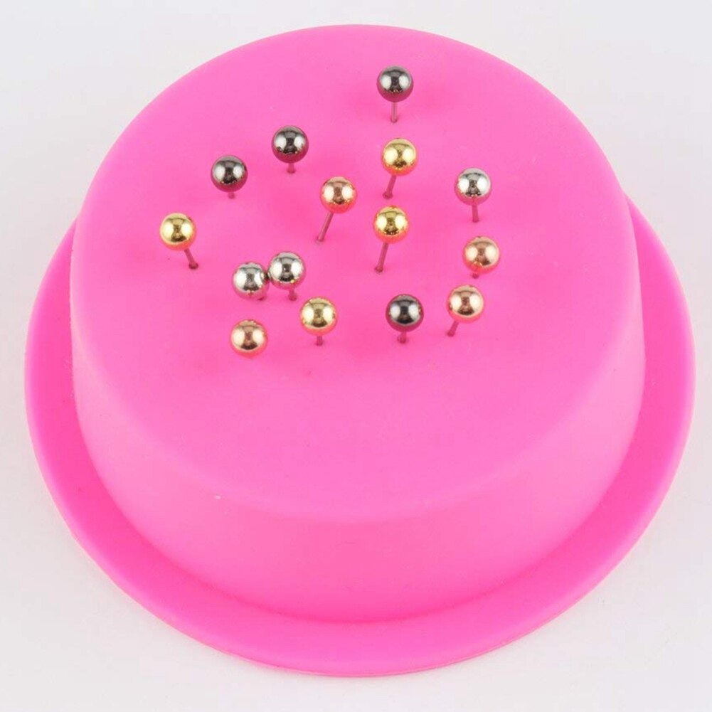 -800 Stuks Kaart Kopspijkers 1/8-Inch Retro Plastic + Metalen Kralen Hoofd Markering Push Pins, 4 Kleuren