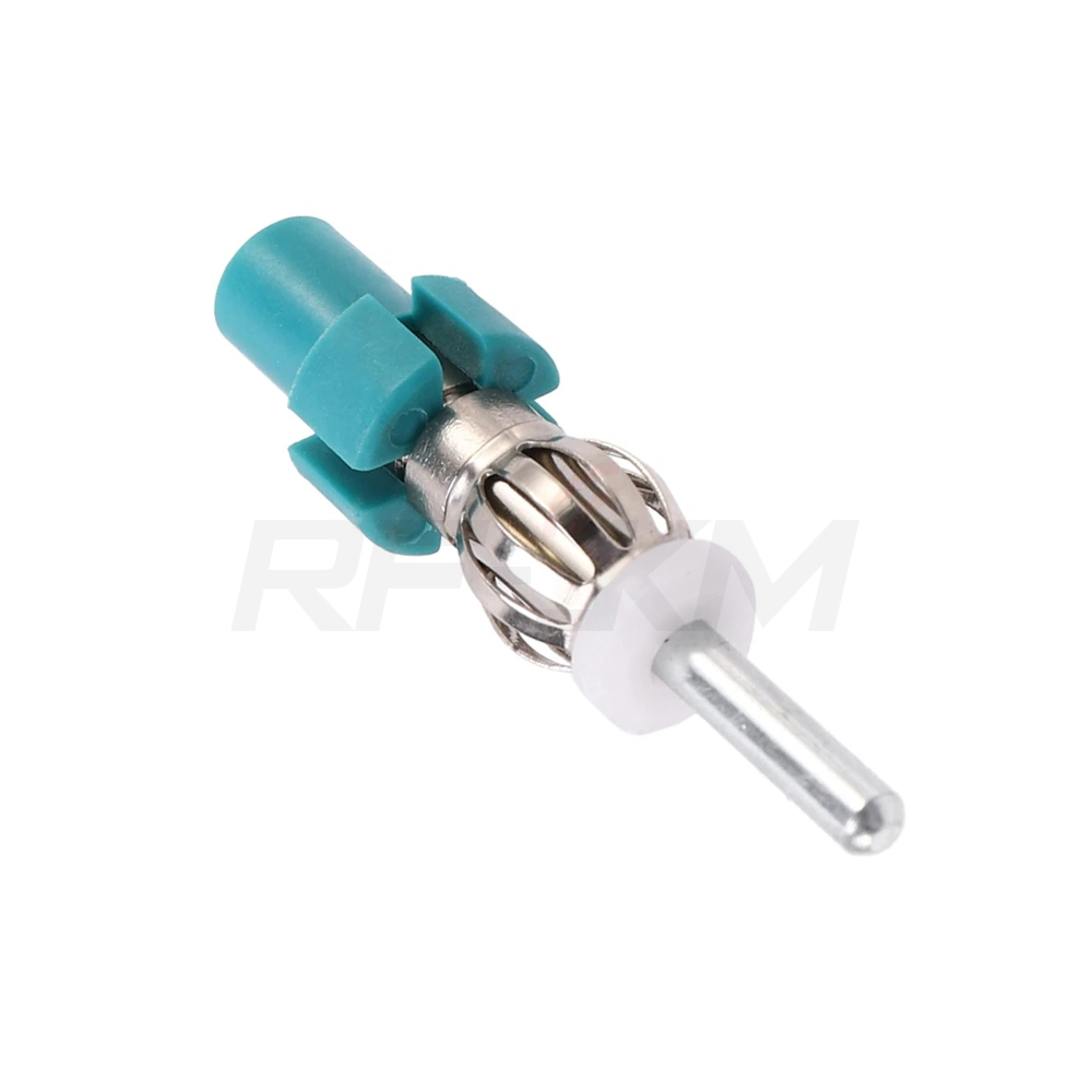 Adaptador de antena estéreo para coche, Conector de Radio FM AM, convertidor de enchufe de antena Fakra a DIN para receptor de coche