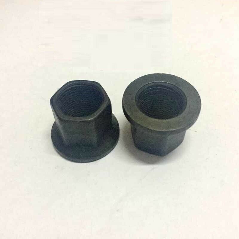 BMX Bicycle Rear Hub 14mm Axle Nuts Chrome Steel CNC made 1pair outer diameter 17mm