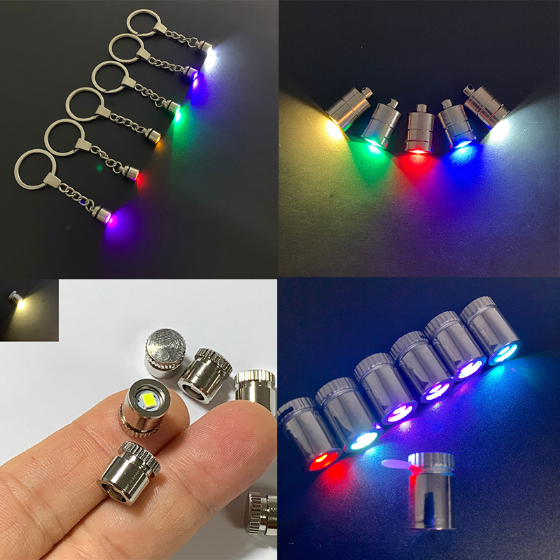 50pc winzige LED Micro Blitzlichter Farbwechsel Knopf zelle Batterie betrieben für DIY Craft Kits Miniatur Puppenhaus