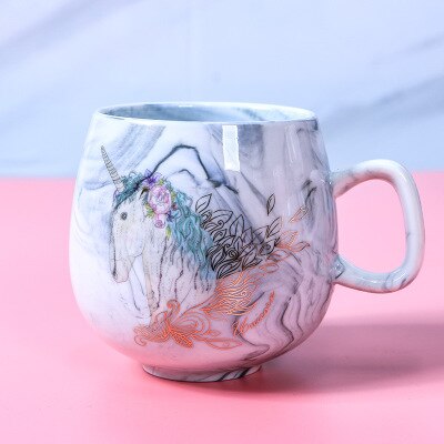 Couple Flamingo Ceramic Cup Student: A02