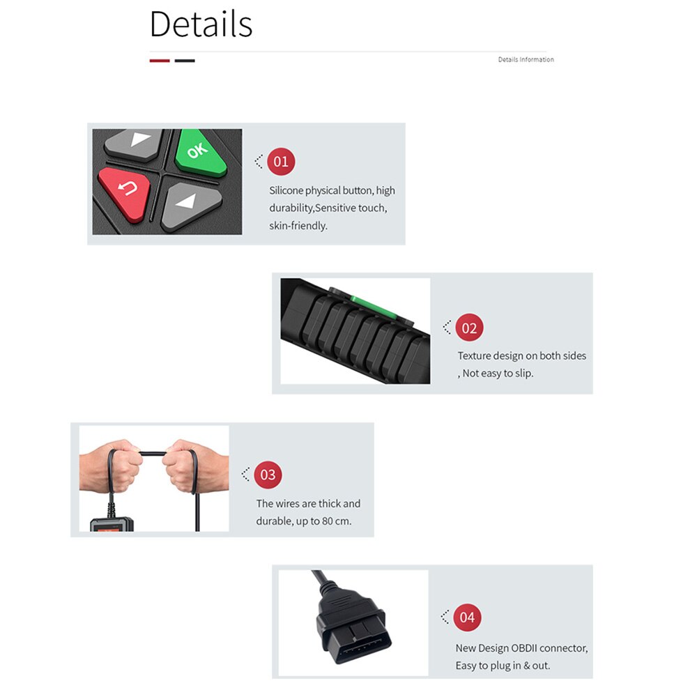 Auto Fault Detector Automotive Diagnostic Tools Fault Detector Foutdetectie Tool Auto Foutdiagnose Auto Accessoires
