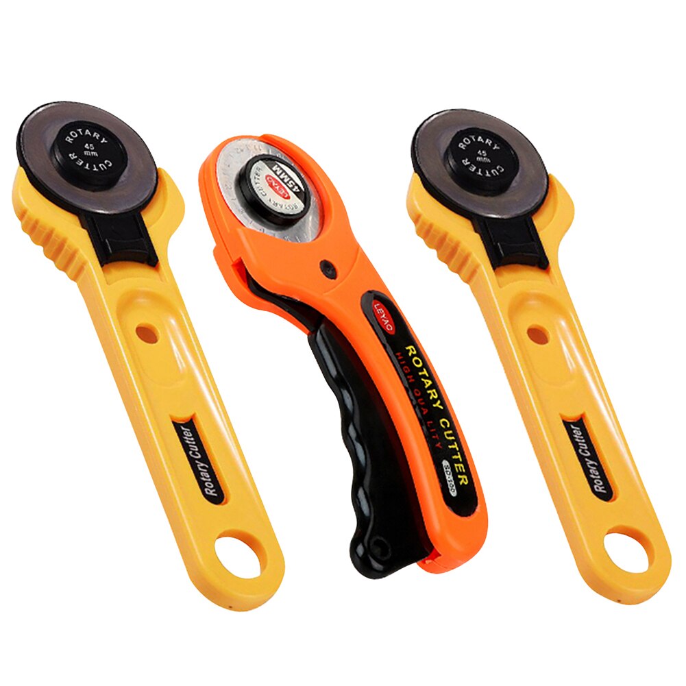 45mm 28mm Rotary Cutter for leather Set Blade for Fabric Circular Quilting Cutting DIY Patchwork Cut Tool Quilter Leather Cutter