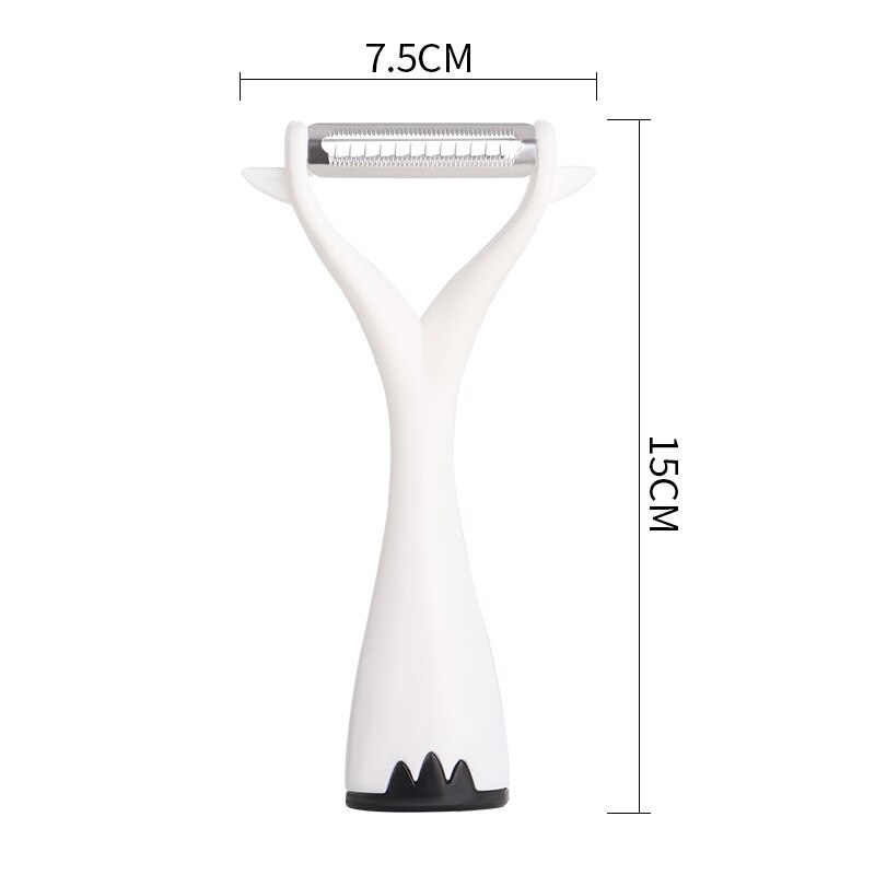 Groente Fruit Snijder Aardappel Rasp Slicer Komkommer Wortel Aardappel Meloen Dunschiller Keuken Gereedschap 2 In 1 Rasp Kool Shredder: white