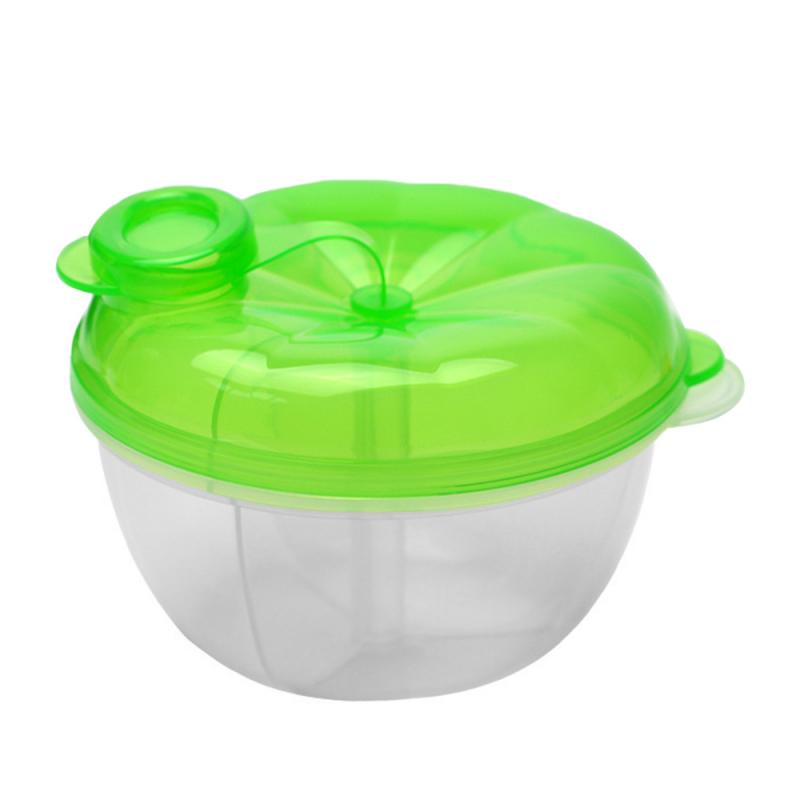 Three-Layer Milk Powder Box Baby Milk Powder Storage Box Pumpkin Apple Shape Portable Baby Leak-Proof Milk Powder Box: 08