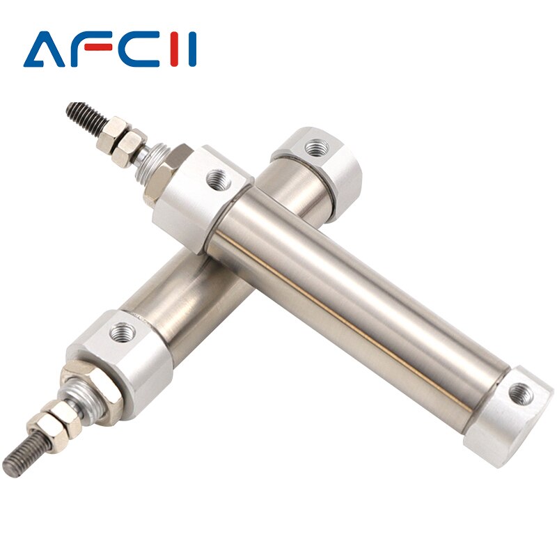 Mini Doppel Wirkenden Pneumatischen Zylinder CDJ2B CDJ2B10 CDJ2B16 Hub 5/10/15/20/25/30/35/40/50 Edelstahl Kleine Luft Zylinder