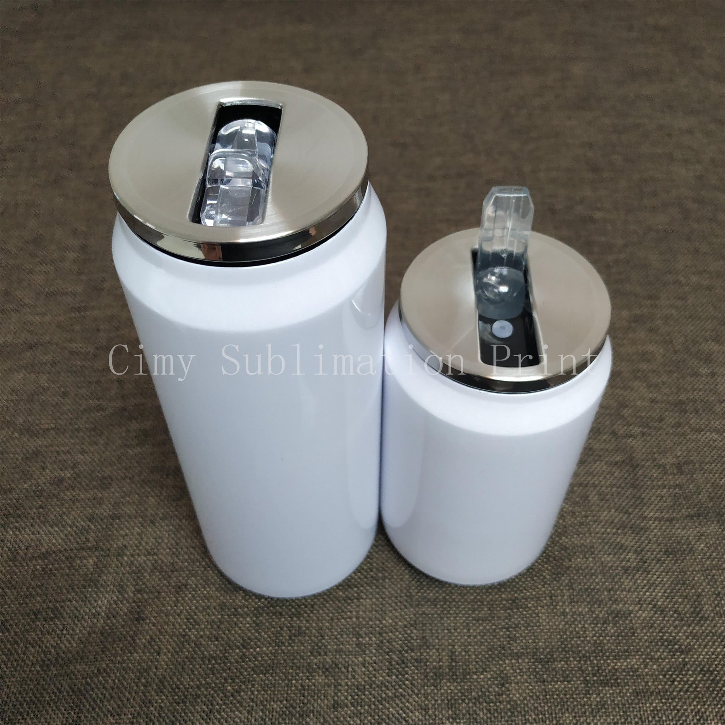 2pcs/lot Blank Sublimation 280ml/500ml Coke Bottle Cup Transfer Prtinting by Sublimation INK DIY Transfer Heat Press Printing
