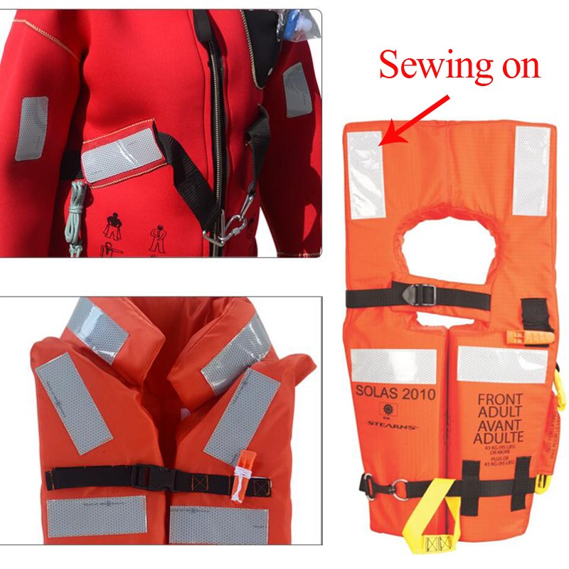 Solas Grade Marine Reflective Tape for Life-Saving Products sewing on clothes