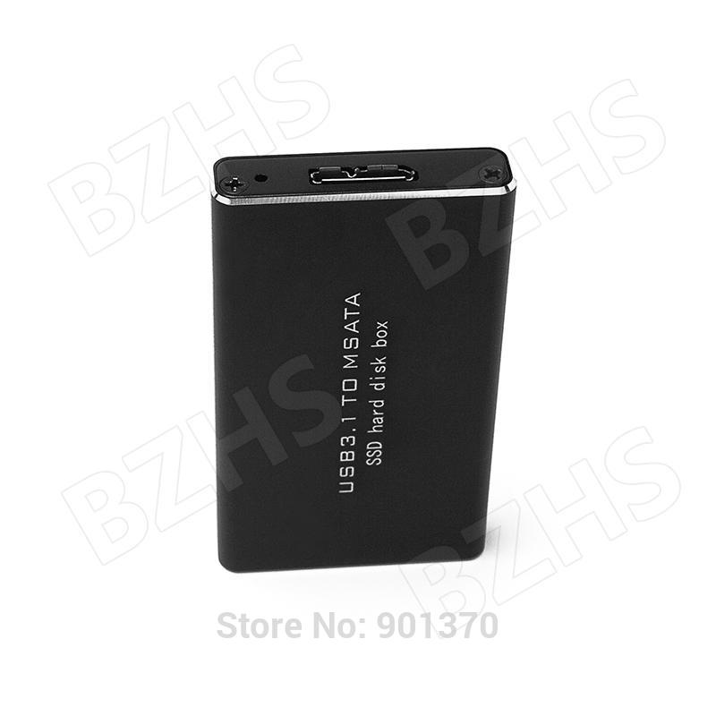 Brand Msata TO USB 3.1 Adapter Converter SSD Enclosure Hard Disk Case 100% Positive feedback