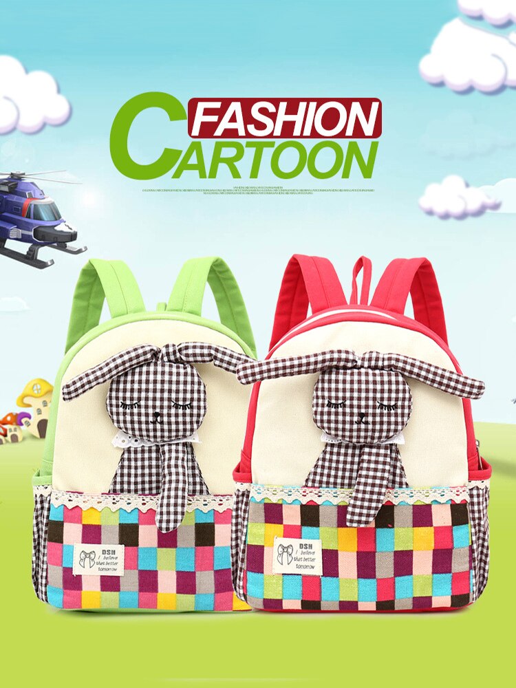 Zaini scolastici per ragazze zaino carino moda Cartoon Mochilas Infantil Escolares Para Plecak Dla Dzieci Bunny zaino New Bolsas