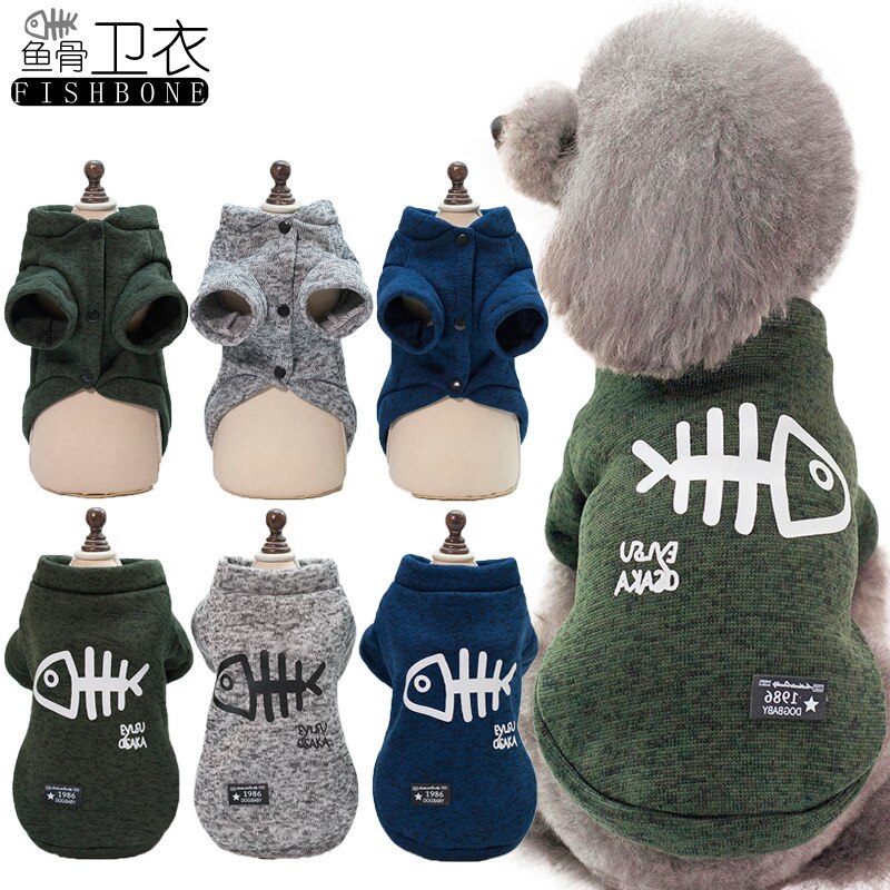 Cartoon Hoodie Hond Kleren Print Sweatshirt Franse Bulldog Accessoires Dagelijks Papier Hoodie Sudadera Mascota Dierbenodigdheden KK60GW