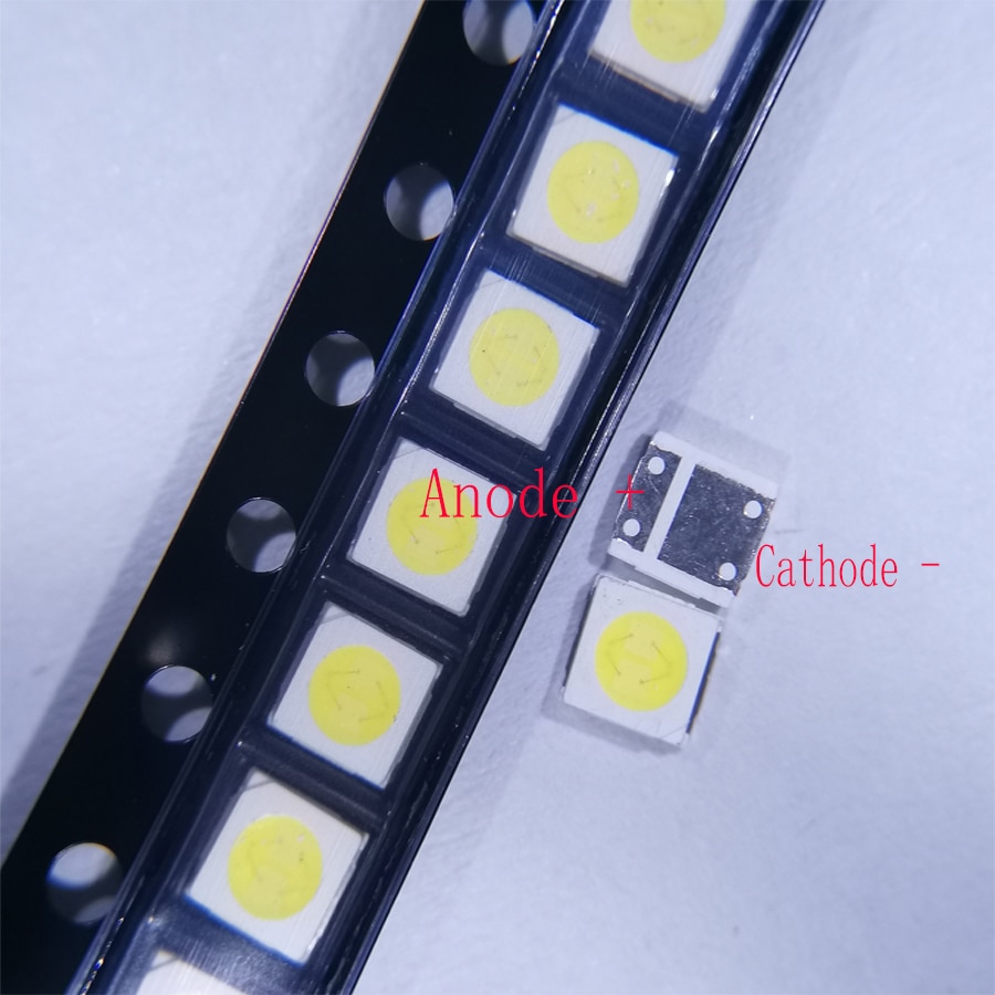 500 Stks/partij Everlight 3030 Smd Led Kralen 3V Koud Wit 1.5W Voor Tv Backlight Toepassing