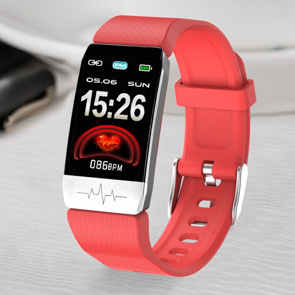 T1S Body Temperature Detection Intelligent Bracelet Multi-Function Body Health Monitor IP67 Waterproof Sport Bracelet Fitness