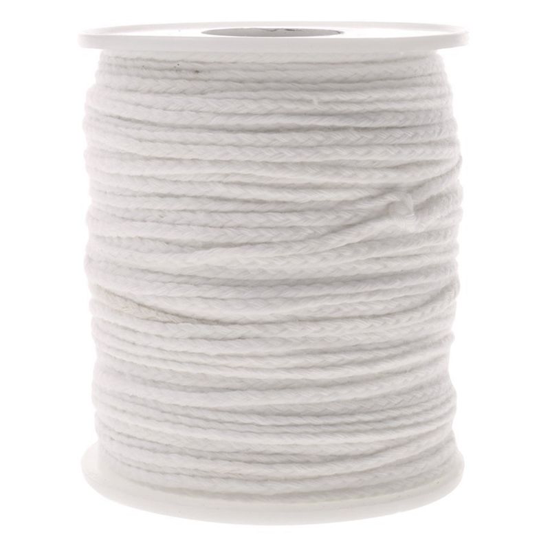 Candle wick, flat wick, round wick, lamp wick, coil - 61 M, for the production of candles: Default Title