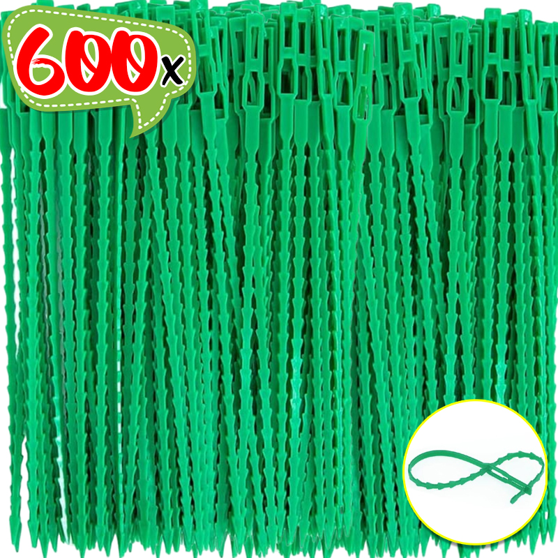 Adjustable Plastic Plant Cable Ties Reusable Garden Self-locking Zip Cables Ties Vine Tree Shrubs Support Fastener Organizer
