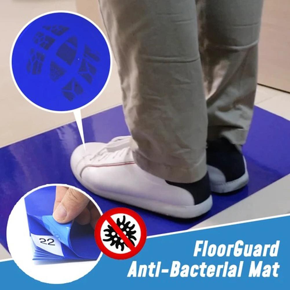 Anti Bacteriële 30-Layer Peel Off Sticky Vloer Deur Mat Stof Vuil Remover Pad Sticky Peel Off 30-laag Anti-Bacteriën Waterdicht