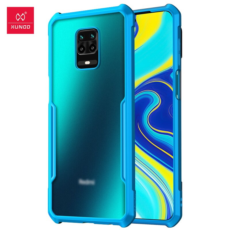 XUNDD Shockproof Case For Redmi Note 9S Case Protective Cover Airbag Bumper Soft Shell For Xiaomi Redmi Note 8 9 S Pro Max Case: For Redmi Note 9S / Blue Matte