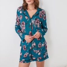 Trendyol Flower Pattern Woven Pajamas set THMAW21PT0379: 42