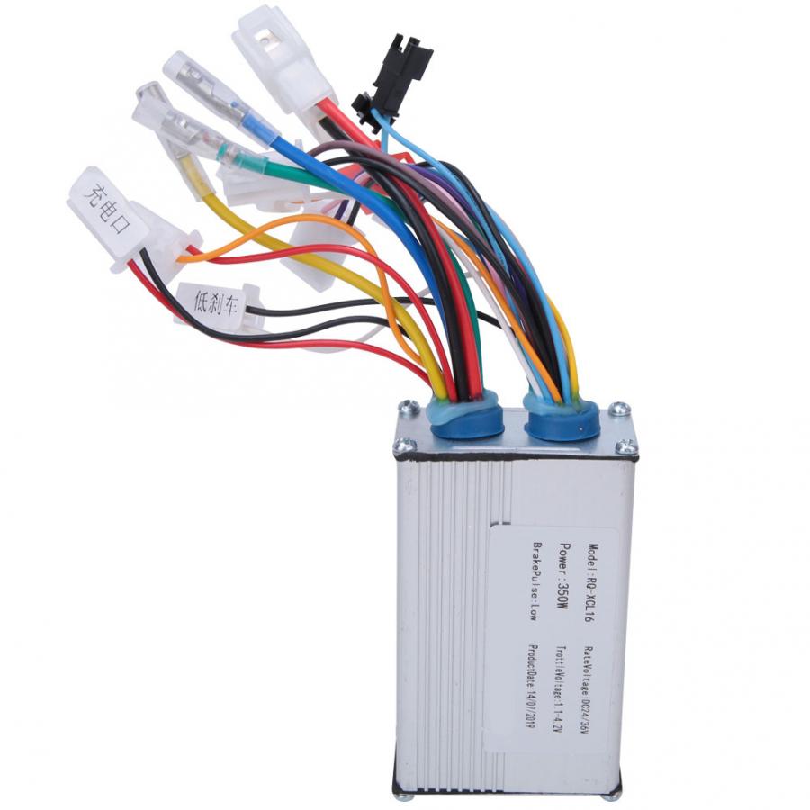 24V 36V 350W E-Bike Motor Borstelloze Controller Elektrische Fiets Lithium Batterij Dual Module Controller Borstelloze dc Motor