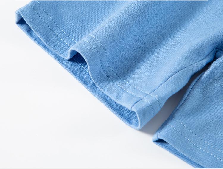 Pantaloncini di dinosauro ricamati a cartoni animati per bambini estivi 2022 pantaloncini da bambino per bambini pantaloni Casual allentati Capris in puro cotone per bambini