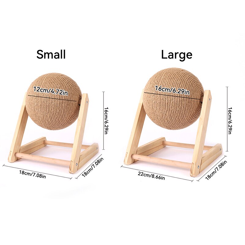 Pelota de rascar para gatos, juguete de cuerda de Sisal para gatos, rascador para mascotas, resistente al desgaste, suministros de muebles para mascotas