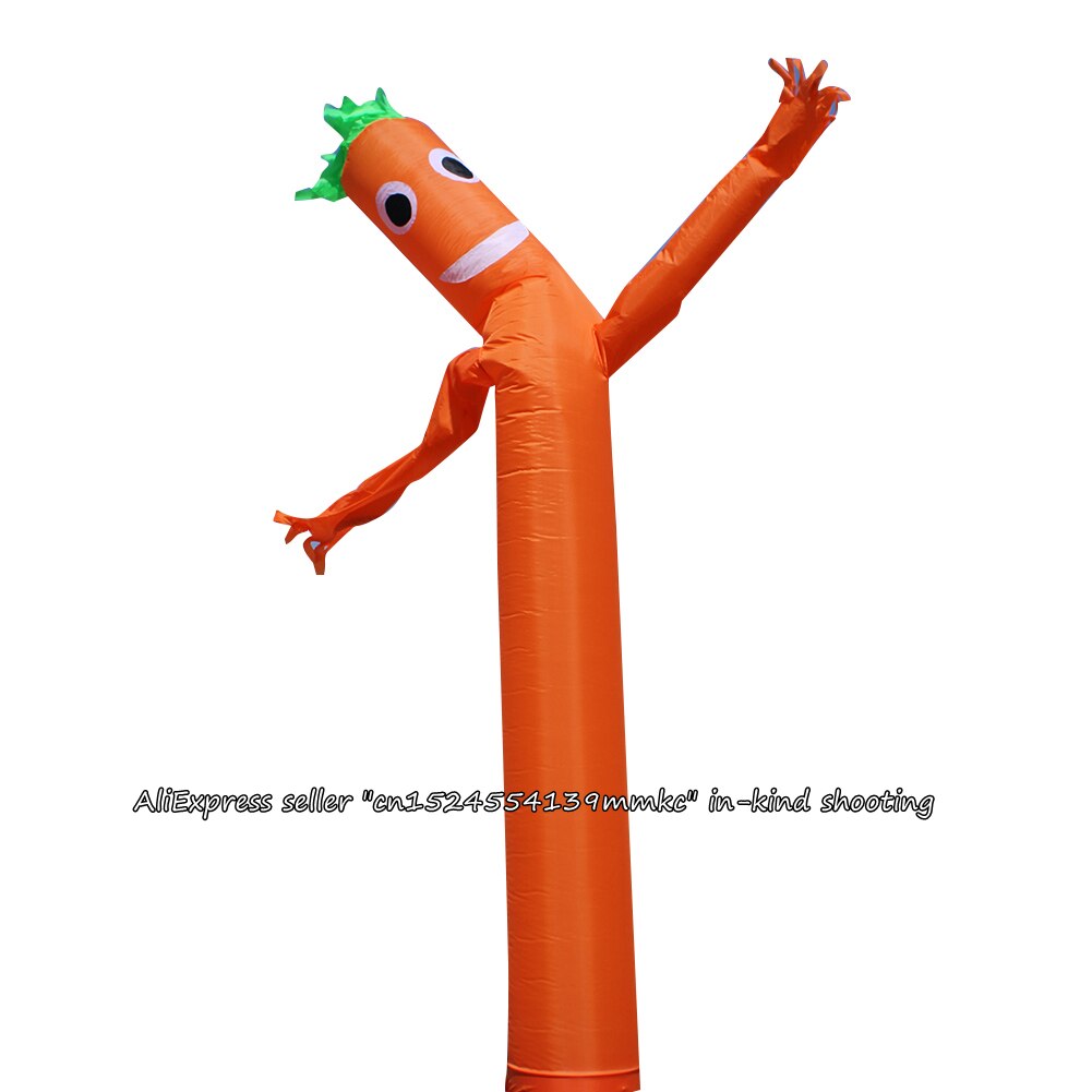 Lucht Danser Skydancer Opblaasbare Buis Dans Marionet Wind Vliegende 10ft Voor 12Inch Blower (Oranje)