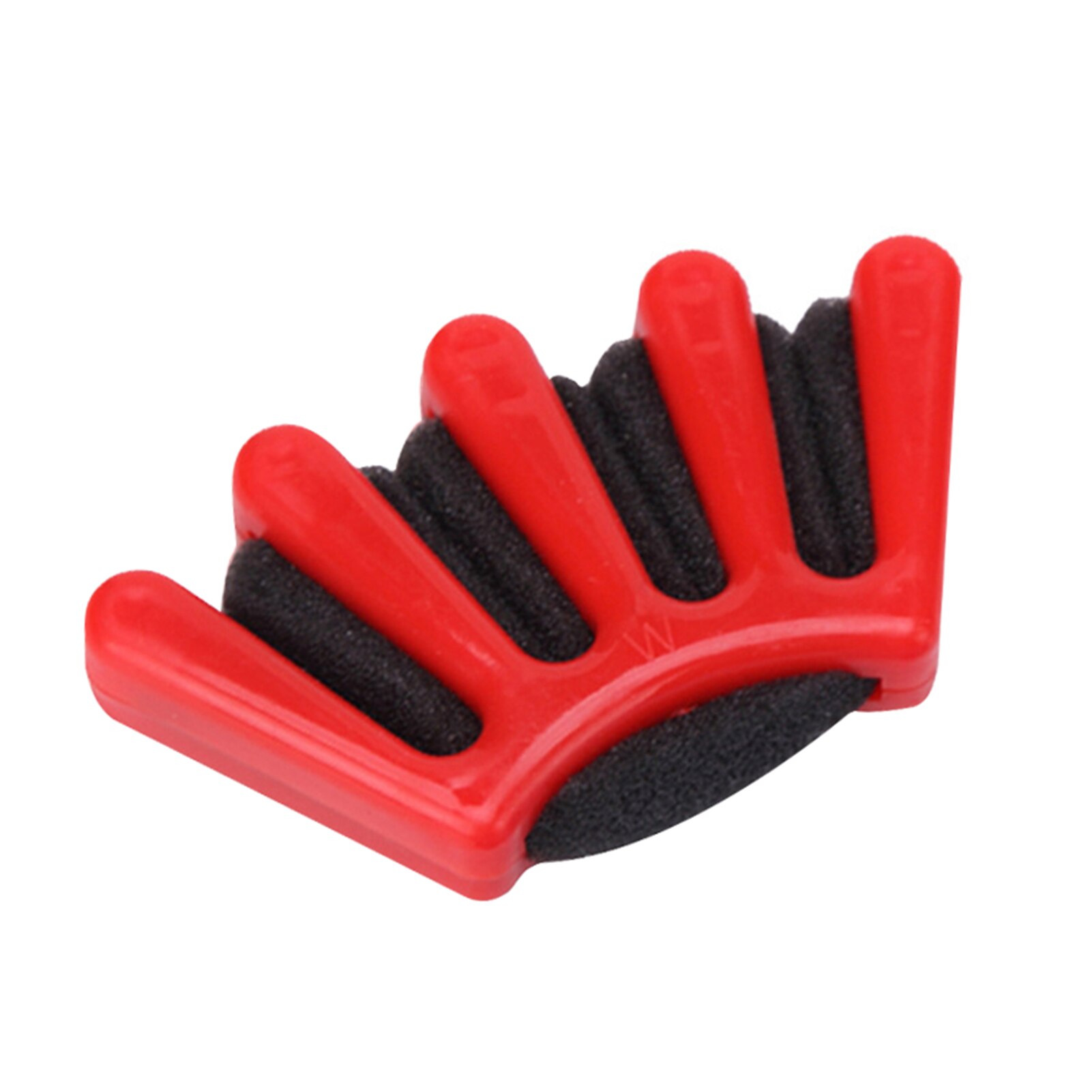 DIY Five-finger Sponge French Braid Hair Tool Hair Braider Braiding Tool NIN668: Red 1pc