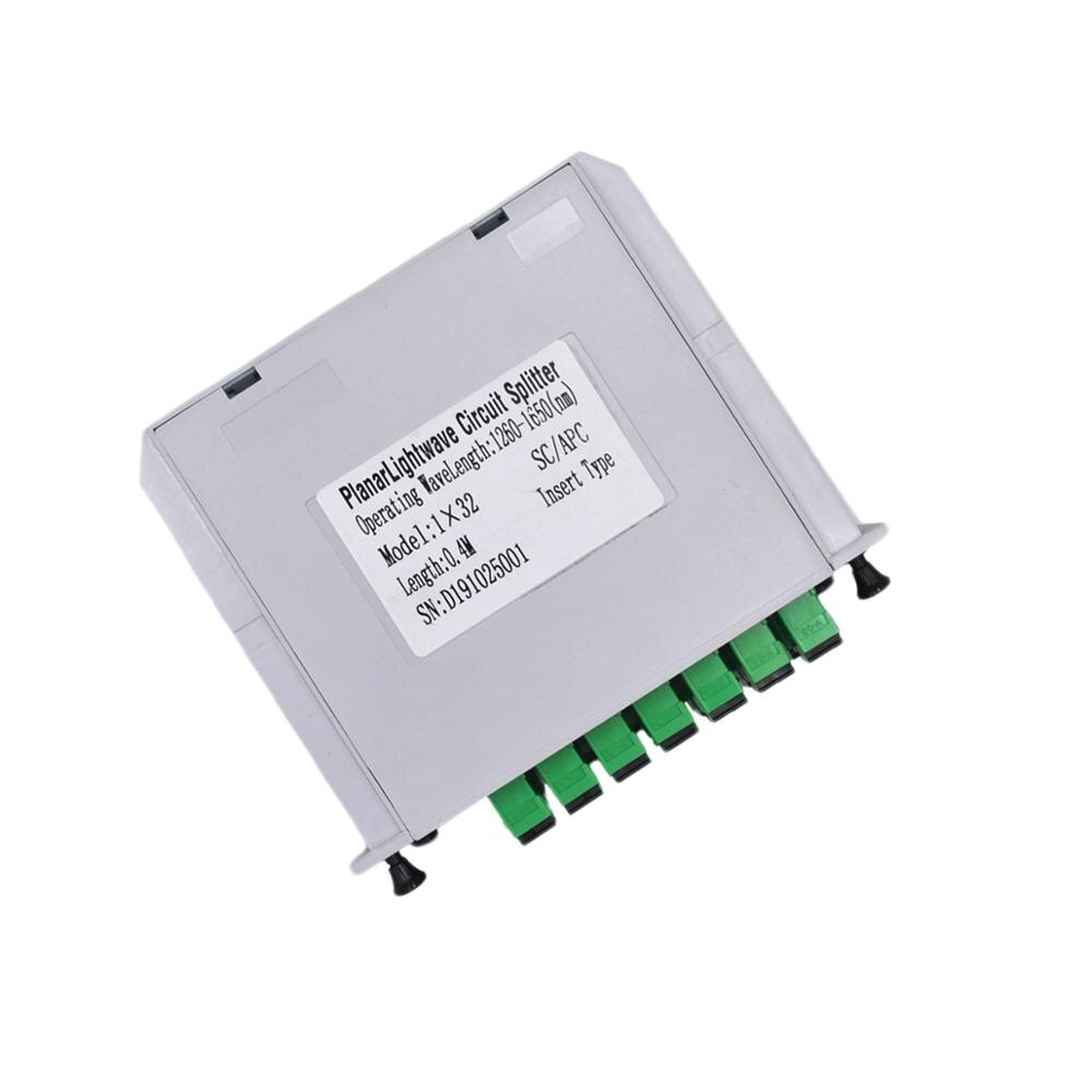 SC APC PLC 1X32 Fiber Optic FTTH Splitter Box PLC Insert sheet Type Fiber Optical Coupler Splitter Insertion 1:32
