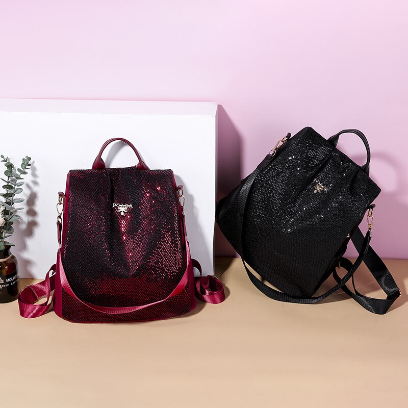 Anti Theft Frauen Rucksack Wasserdicht Durable Oxford Stoff Schule Tasche Damen Große Kapazität Reise Rucksäcke