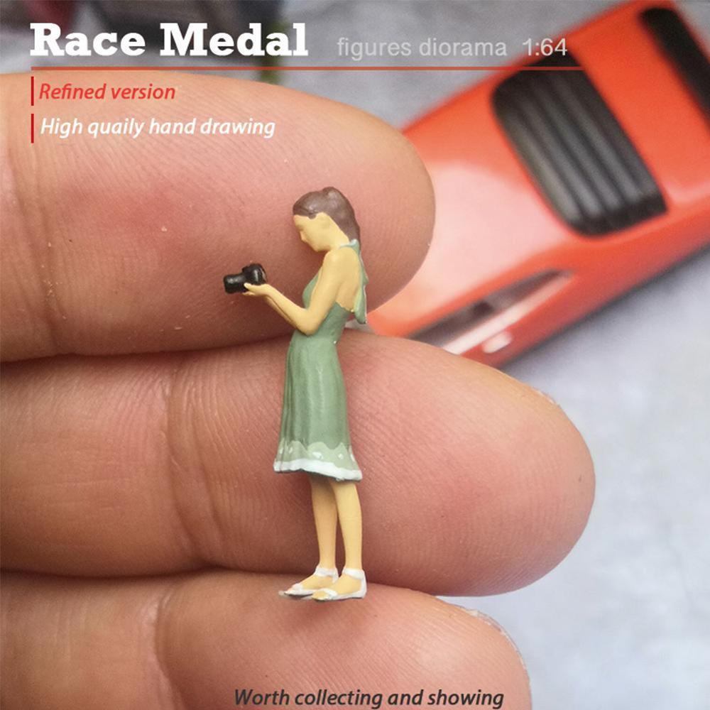 RaceMedal 1:64 Diorama personnage de poupée de lavage de voiture en plein air pour Siku directe 1:64 Racemedal I5A1