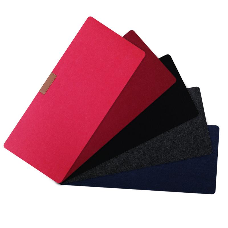 Office Computer Desk Mat Modern Table Keyboard Large Mouse Pad Wool Felt Laptop Cushion Desk Mat Gamer Mousepad Mat 300*600mm