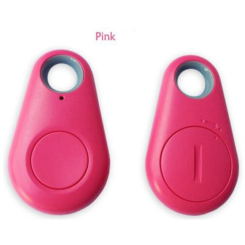 Smart bluetooth tracker locator tag alarm anti-lost device for mobile child bag wallet key finder locator anti lost tracker: Rosa