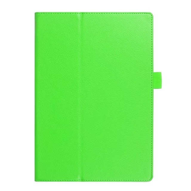 Folding Folio PU Leather Case for Lenovo Tab E10 TB-X104F Release Tablet Stand Cover for Lenovo E10 10.1 inch case+film+pen: green