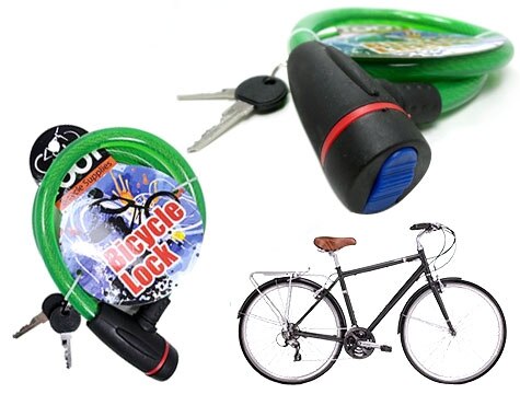 Keyed Steel Bicycle Lock