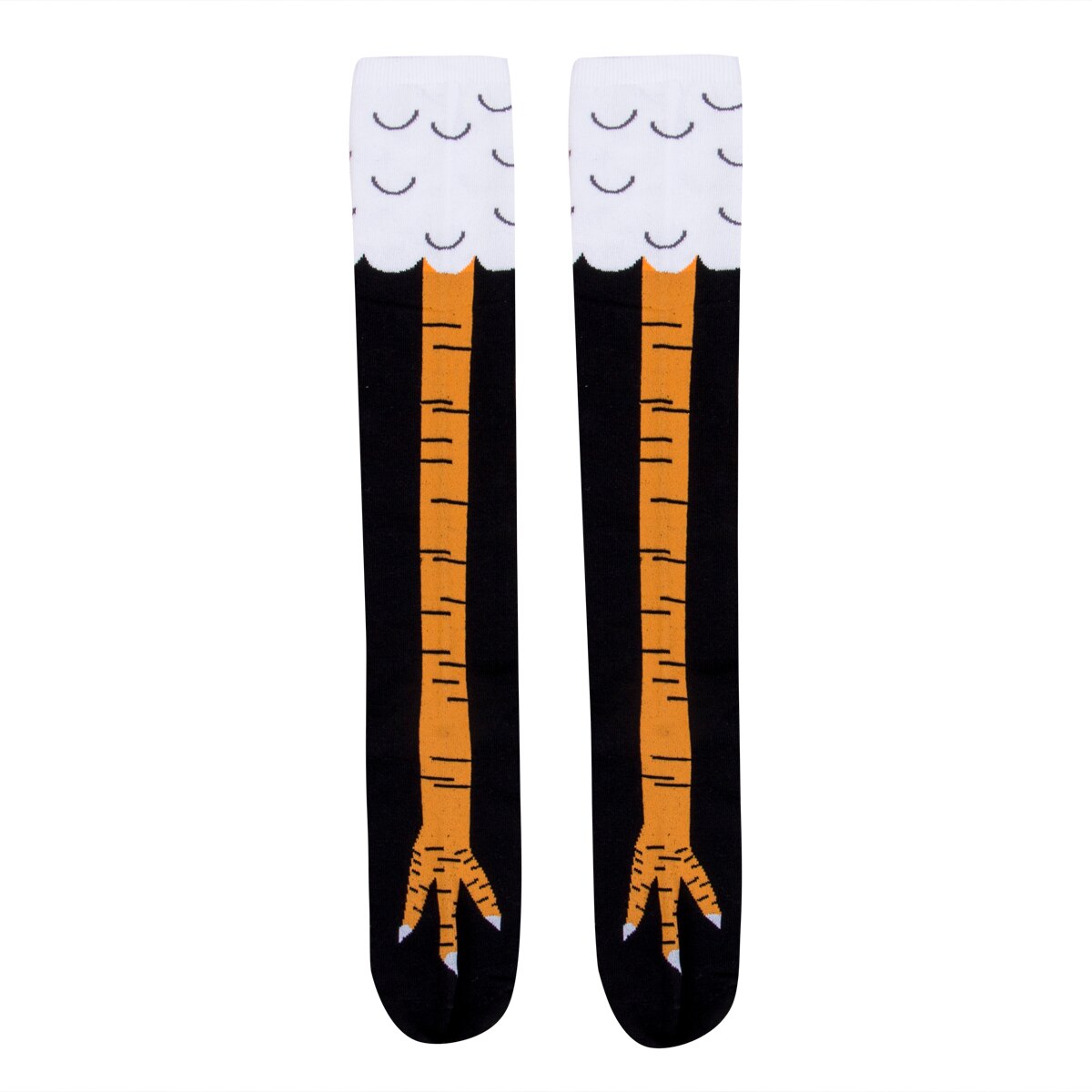 Las mujeres pierna de pollo calcetines estampado calcetines rodilla alta longitud muslo alta calcetines nuevos calcetines atractivo: A / Below Knee Length