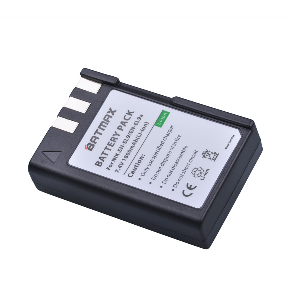 1 Uds 1800mAh EN-EL9 ENEL9 es EL9 de batería de la cámara para Nikon D40 D60 D40X D5000 D3000 cámaras MH-23 cargador